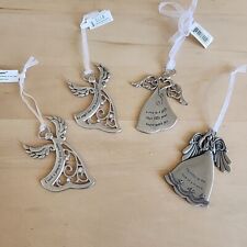 Angel Ornaments Ganz Lot Of 4 Love Prayer Friend Faith Hanging Gifts Vintage  picture