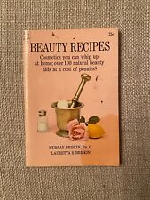 Vintage Beauty Recipes Murray Briskin 1971 Small Booklet Dell Purse Emphera picture