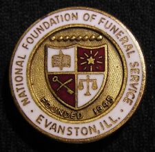 RARE VTG NFFS NATIONAL FOUNDATION OF FUNERAL SERVICE PIN - EVANSTON IL Directors picture