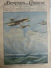1933 ITALO BALBO Air Crossing Rome - Chicago 2 OLD NEWSPAPERS picture