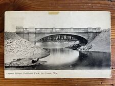 Lagoon Bridge, Pettibone Park, La Crosse, Wisconsin - 1908 Vintage Postcard picture