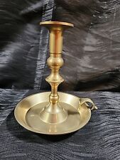 vintage brass chamber stick candle holder # 18 picture