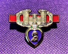 Combat Engineer Combat Wounded pin picture