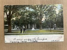 Postcard Yale University Campus Library Woolsey Statue Raphael Tuck 1907 UDB picture