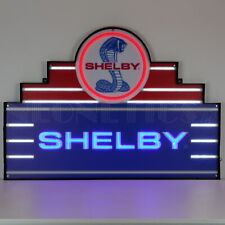 Shelby Neon Sign LED Flex Mustangs Licensed Neon Light in Steel Can 29ADSHL picture