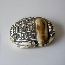 Vintage Egyptian Scarab Family Heirloom Decorative Paperweight picture