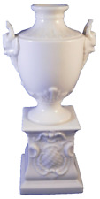 Vintage 20thC Nymphenburg Porcelain Satire Vase Devil Mask Porzellan Satyr AsIs picture