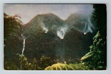 Honolulu HI-Hawaii, Upside Down Falls Vintage Souvenir Postcard picture