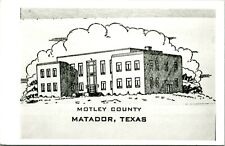 Vtg Postcard RPPC - Motley County Courthouse - Matador, Texas picture