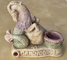 Vintage 1997 Lauren Marems Zodiac Capricorn Goat Figurine Candle Holder USA RARE picture