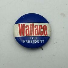 1968 George Wallace For President Button Badge Pin Pinback Vintage H5  picture