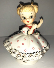 Vintage CONSCO Blushing Pigtail Bloomers Girl MARILYN EXCLUSIVES  Figurine 7C49 picture