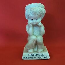 VTG R & W Berries Co Figurine Loneliness is Being Without You 1971 picture