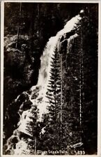 Silver Creek Falls WA Washington c1929 Simmer #233 RPPC Postcard H17 picture