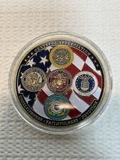 Military Thank You for Your Service Challenge Coin In Case: Marines, Army, Etc. picture