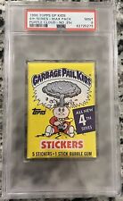 1986 Topps Garbage Pail Kids Wax Pack 4th Series-Purple Cloud-No .25c PSA 9 MINT picture