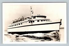 RPPC Flagship Puget Sound, Chinook, Real Photo Vintage Postcard picture
