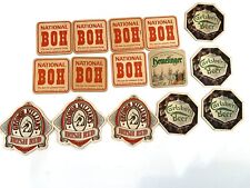 Lot Of 15 Vintage Natty Boh Logo Killian’s Hemlinger Carlsberg Beer Coasters picture