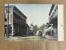 Postcard Middleport OH Ohio Mill Street From 3rd ST Stansbury Drug Co Store picture