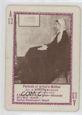 1897 US Playing Card Game of Famous Paintings Portrait Artist's Mother #A13 0w6 picture