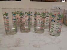Set of 7 Cocktail Recipe Glasses 16.3 oz Margarita On The Rocks picture