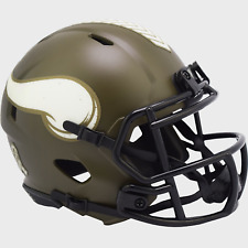 Minnesota Vikings Salute To Service Alternate Riddell Speed Mini Helmet New box picture