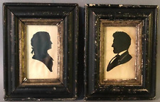 Silhouettes Abraham Lincoln & Mary Lincoln Antique Silhouettes Presidential picture