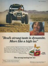1978 Real Cigarettes Dune Buggy Sand Dynamite Taste Outdoor Vintage Print Ad SI1 picture