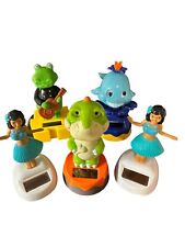 Lot of 6 Solar Sun Dancing Animals Character Sun Dancers Bobble Head Toy picture