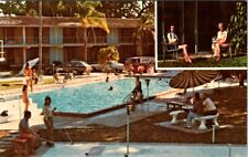 Sun 'N Sand Motor Lodge, DAYTONA BEACH, Florida Chrome Advertising Postcard picture
