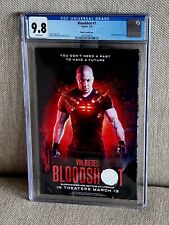 Bloodshot 7 CGC 9.8 White Pages Vin Diesel Photo Variant Cover RARE 2020 picture