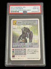 2013 Digimon St-151 WarGreymon Silver Etched Rare PSA 10 picture