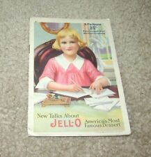 1918 New Talks Jell-O Jello America's Favorite Dessert Advertising Brochure H16 picture