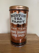 Vintage Collectible Tin Boston's Mint in Tea Bags Can - 2.50 oz. EMPTY picture