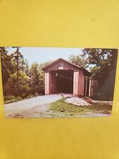 Postcard Brown County Ohio Covered Bridge Near Vera Cruz #161 picture