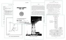 UNCLASSIFIED 1945 Trinity Test Documents Oppenheimer Nuclear Atomic Bomb 78 pgs picture