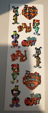 Vintage 1995 Animaniacs Prism Sticker Sheet Yakko Wakko and Dot picture