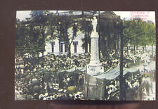 HAWKINSVILLE GEORGIA UNVEILING OF THE CONFEDERATE MONUMENT POSTCARD COPY picture