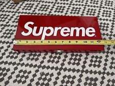 Supreme Large Metal Storage Box Red 2017 Release Great Condition 🔥 picture
