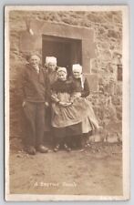 France RPPC Breton Family Posing For Photo c1900s Postcard A47 picture