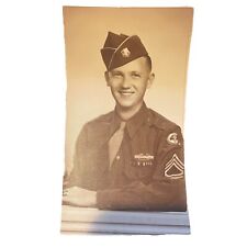 Handsome 1941 WWII Marine Photograph 3.5x6.5 picture
