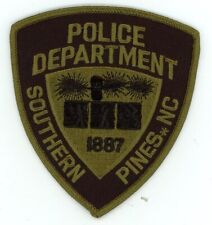 NORTH CAROLINA SOUTHERN PINES POLICE SUBDUED SWAT STYLE SHOULDER PATCH SHERIFF picture