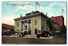 c1910's Salt Lake Theater Built By Brigham Young Salt Lake City Utah UT Postcard picture