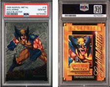 1995 Marvel Metal Gold Blaster #18 Wolverine PSA 10 GEM MINT X-Men X-Force picture