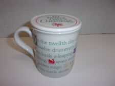 Vintage Hallmark Mug Mates Coffee/Tea Mug With Lid 1987 The Twelve Days Of picture