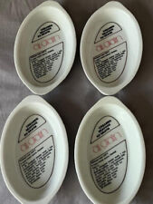 Lot of 4 GRAPHIC GOURMET Au Gratin Dish TASTE SELLER by Sigma Creamed Seafood picture