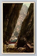 Royal Gorge CO-Colorado, The Crevice, Antique Vintage Souvenir Postcard picture