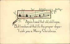 Christmas ~ Arts & Crafts ~ Raymond Howe ~ vintage postcard picture