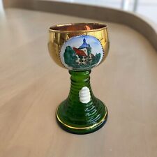 Vintage Brass Germany Winsen / Luhe 800 Jamre. Bavaria Wine Glass picture
