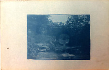 Cyanotype RPPC postcard undivided unposted no stamp picture